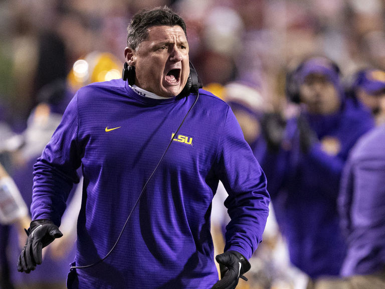 Ed Orgeron character featured in 'Young Rock'