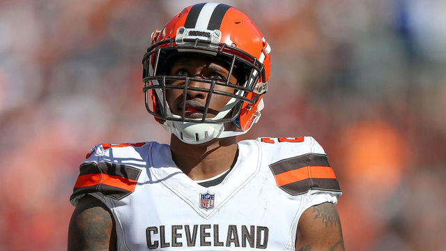 CLEVELAND, OH - OCTOBER 14: Cleveland Browns safety Damarious Randall (23) on the field during the first quarter of the National Football League game between the Los Angeles Chargers and Cleveland Browns on October 14, 2018, at FirstEnergy Stadium in Cleveland, OH. Los Angeles defeated Cleveland 38-14.