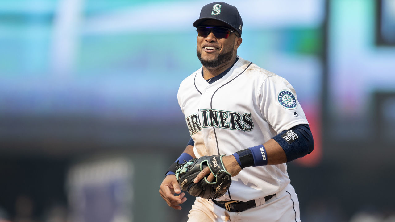 SEATTLE, WA - AUGUST 22: Robinson Cano #22 of the Seattle Mariners jogs off the field during a game against the Houston Astros at Safeco Field on August 22, 2018 in Seattle, Washington. The Astros won the game 10-7.