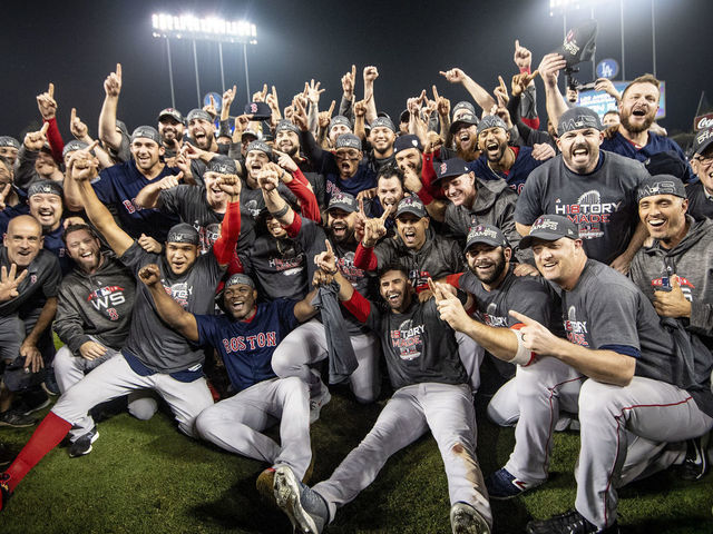 Red Sox celebrate World Series at White House