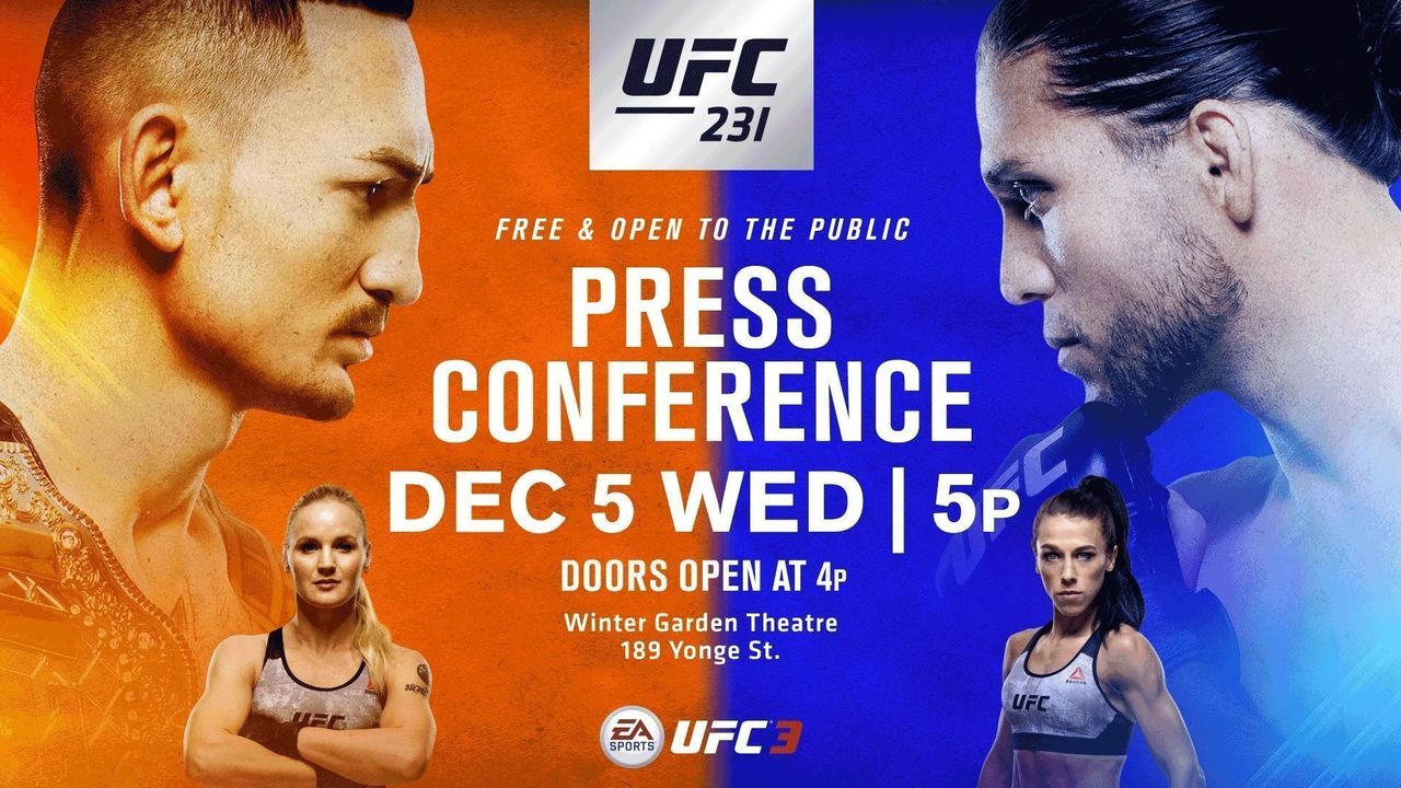 UFC 231 Toronto Fight Week Events Schedule theScore