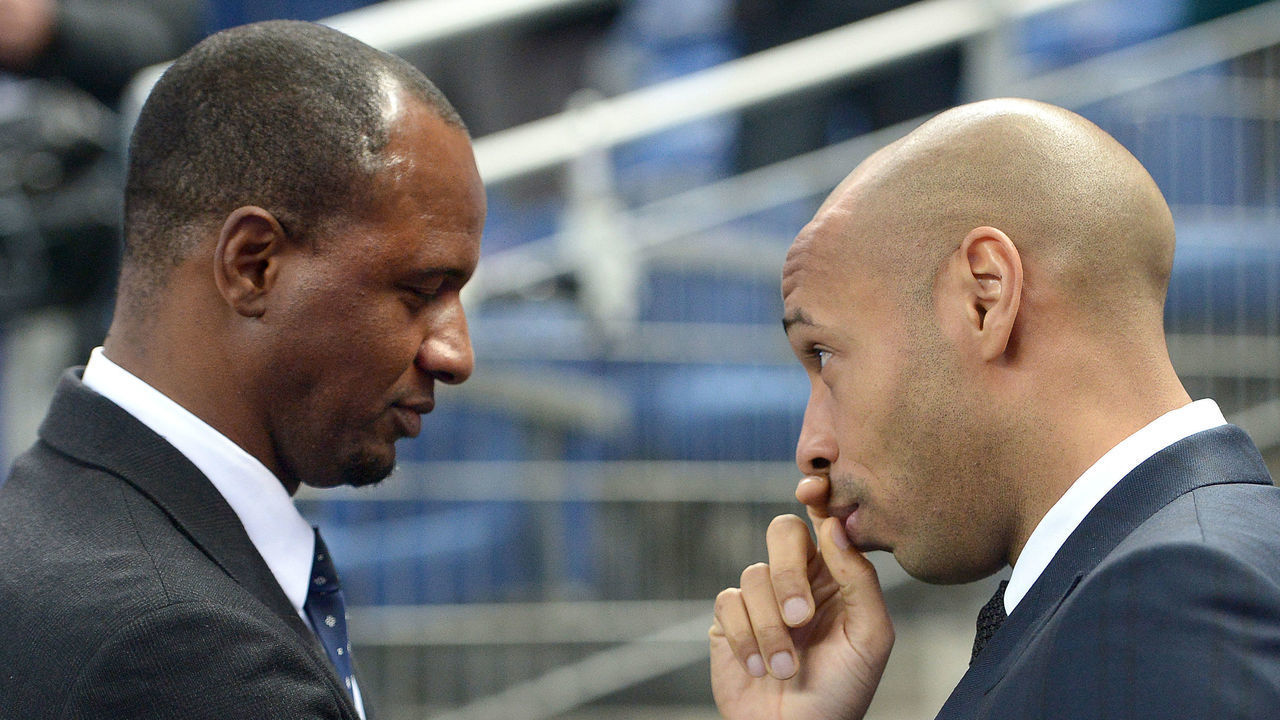 Former France players Patrick Vieira and Thierry Henry
