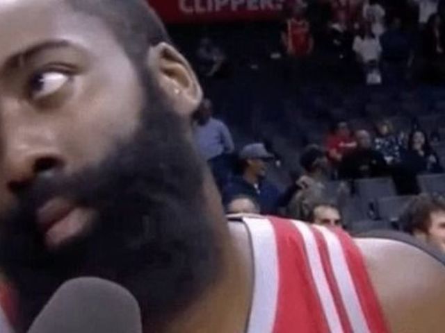 Harden's side-eye voted NBA's top GIF