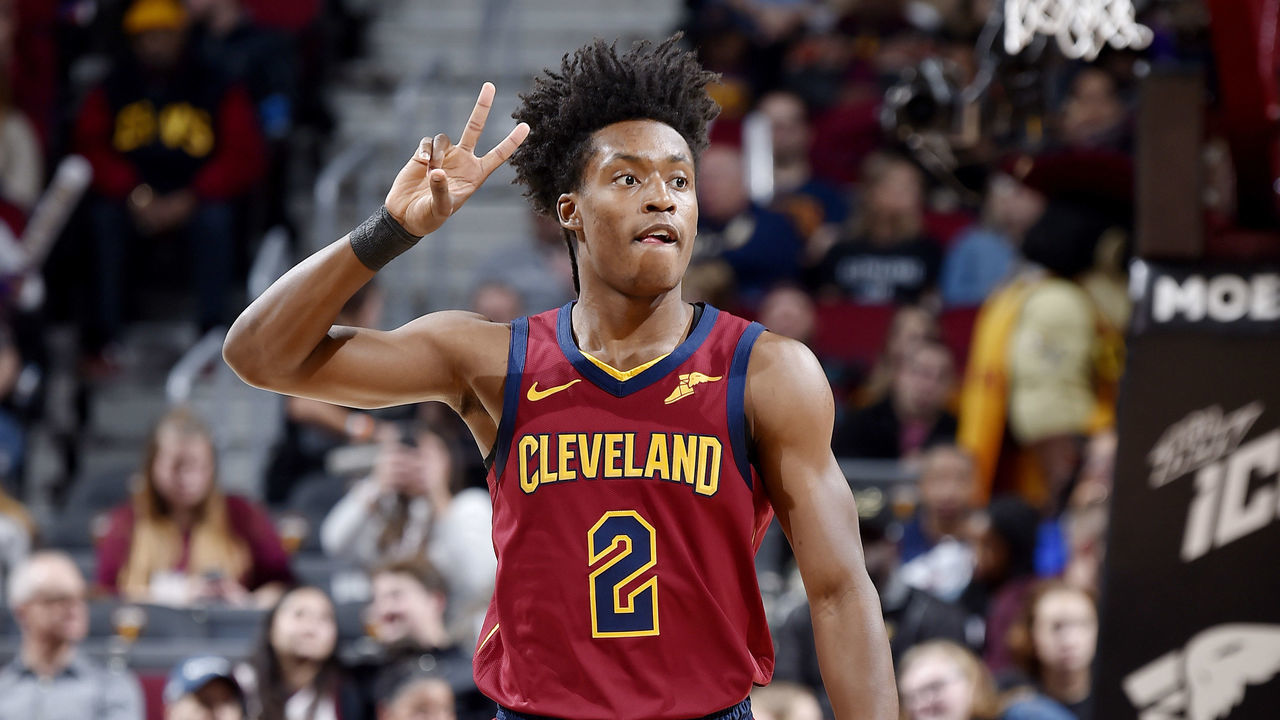 CLEVELAND, OH - DECEMBER 8: Collin Sexton #2 of the Cleveland Cavaliers handles the ball against the Washington Wizards on December 8, 2018 at Quicken Loans Arena in Cleveland, Ohio. NOTE TO USER: User expressly acknowledges and agrees that, by downloading and/or using this Photograph, user is consenting to the terms and conditions of the Getty Images License Agreement. Mandatory Copyright Notice: Copyright 2018 NBAE