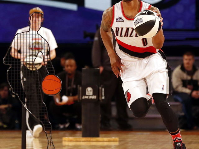 Lillard retains Skills Challenge crown with Burke via 0.1-second victory