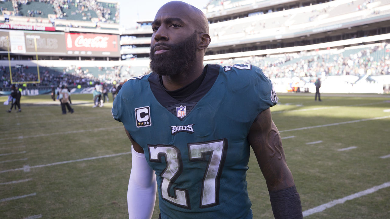 PHILADELPHIA, PA - OCTOBER 21: Malcolm Jenkins #27 of the Philadelphia Eagles walks off the field after the game against the Carolina Panthers at Lincoln Financial Field on October 21, 2018 in Philadelphia, Pennsylvania.