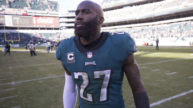 PHILADELPHIA, PA - OCTOBER 21: Malcolm Jenkins #27 of the Philadelphia Eagles walks off the field after the game against the Carolina Panthers at Lincoln Financial Field on October 21, 2018 in Philadelphia, Pennsylvania.