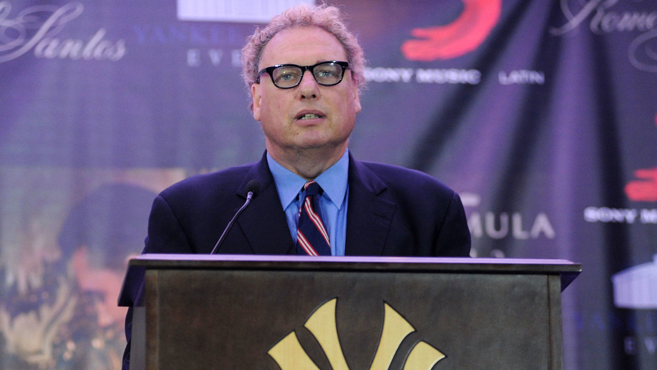 NEW YORK, NY - FEBRUARY 24: New York Yankees President Randy Levine attends Romeo Santos' 'Formula, Vol 2' Album Release Press Conference at Yankee Stadium on February 24, 2014 in New York City.