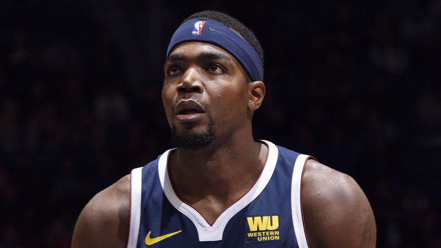 ORLANDO, FL - DECEMBER 5: Paul Millsap #4 of the Denver Nuggets shoots a free throw during the game against the Orlando Magic on December 5, 2018 at Amway Center in Orlando, Florida. Mandatory Copyright Notice: Copyright 2018 NBAE