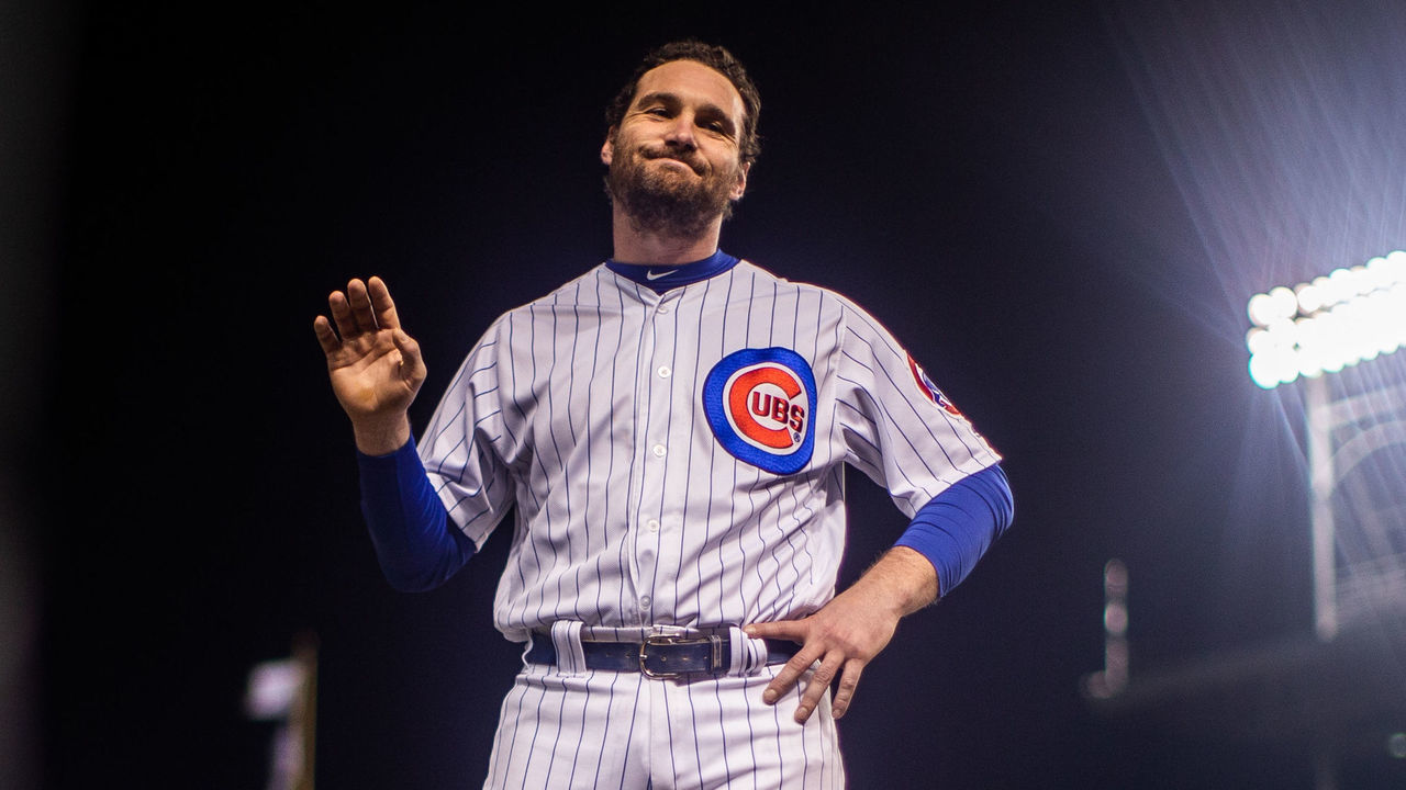 CHICAGO, IL - SEPTEMBER 27: Daniel Murphy #3 of the Chicago Cubs looks on during the game against the Pittsburgh Pirates at Wrigley Field on Thursday September 27, 2018 in Chicago, Illinois.