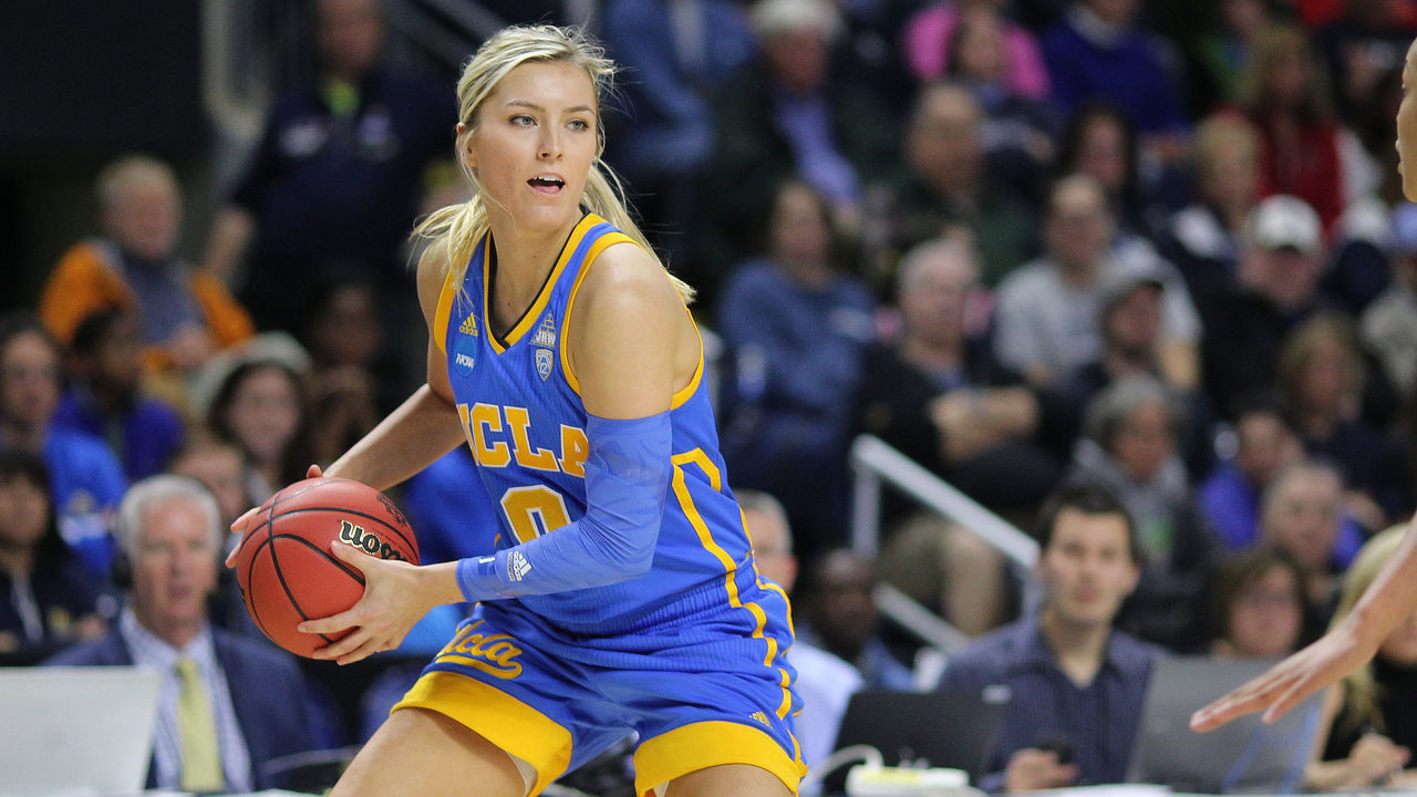 BRIDGEPORT, CONNECTICUT- MARCH 25: Nicole Kornet #0 of the UCLA Bruins in action during the UConn Huskies Vs UCLA Bruins, NCAA Women's Division 1 Basketball Championship game on March 25th, 2017 at the Webster Bank Arena, Bridgeport, Connecticut.