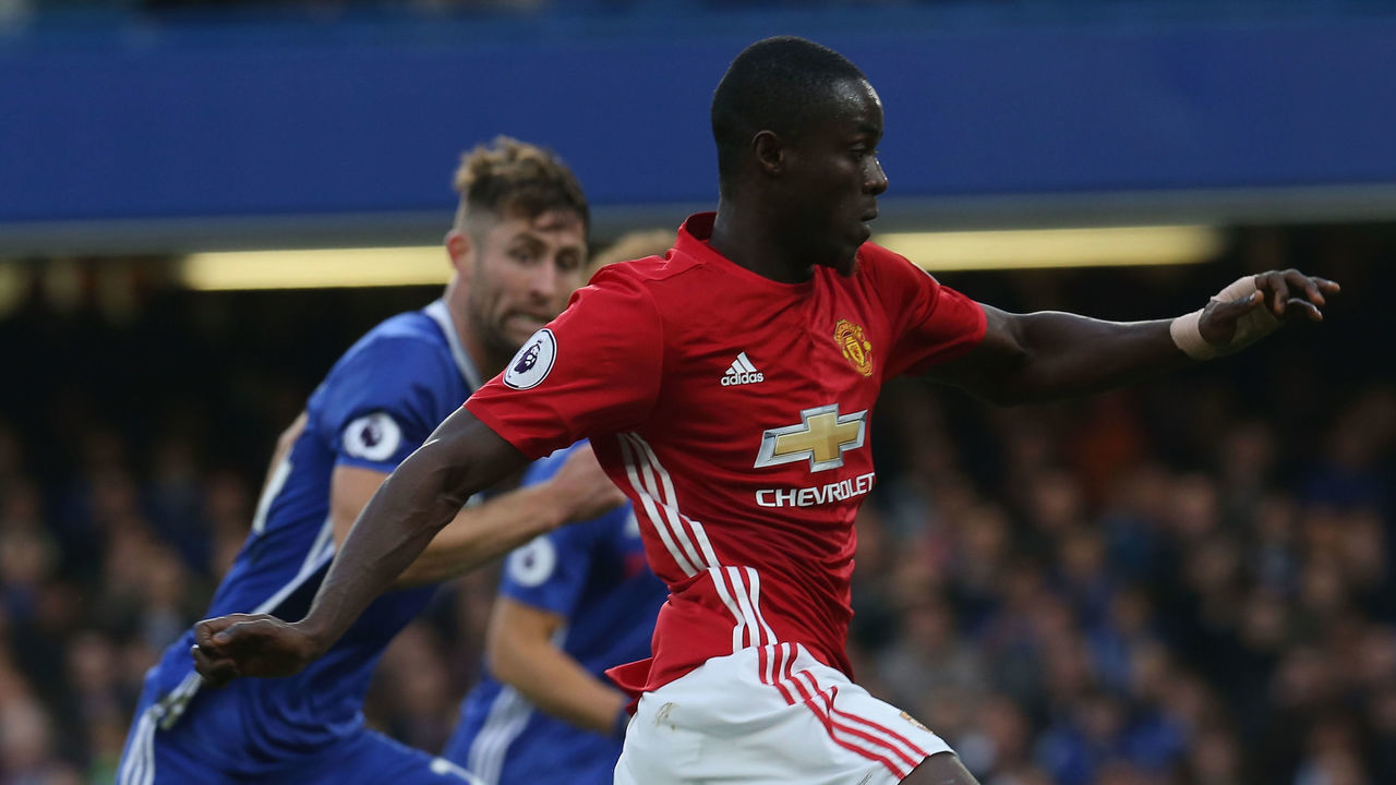 LONDON, ENGLAND - OCTOBER 23: Eric Bailly of Manchester United in action with Gary Cahill of Chelsea during the Barclays Premier League match between Chelsea and Manchester United at Stamford Bridge on October 23, 2016 in London, England.