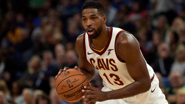 MINNEAPOLIS, MN - OCTOBER 19: Tristan Thompson #13 of the Cleveland Cavaliers dribbles the ball against the Minnesota Timberwolves during the game on October 19, 2018 at the Target Center in Minneapolis, Minnesota. The Timberwolves defeated the Cavaliers 131-123.