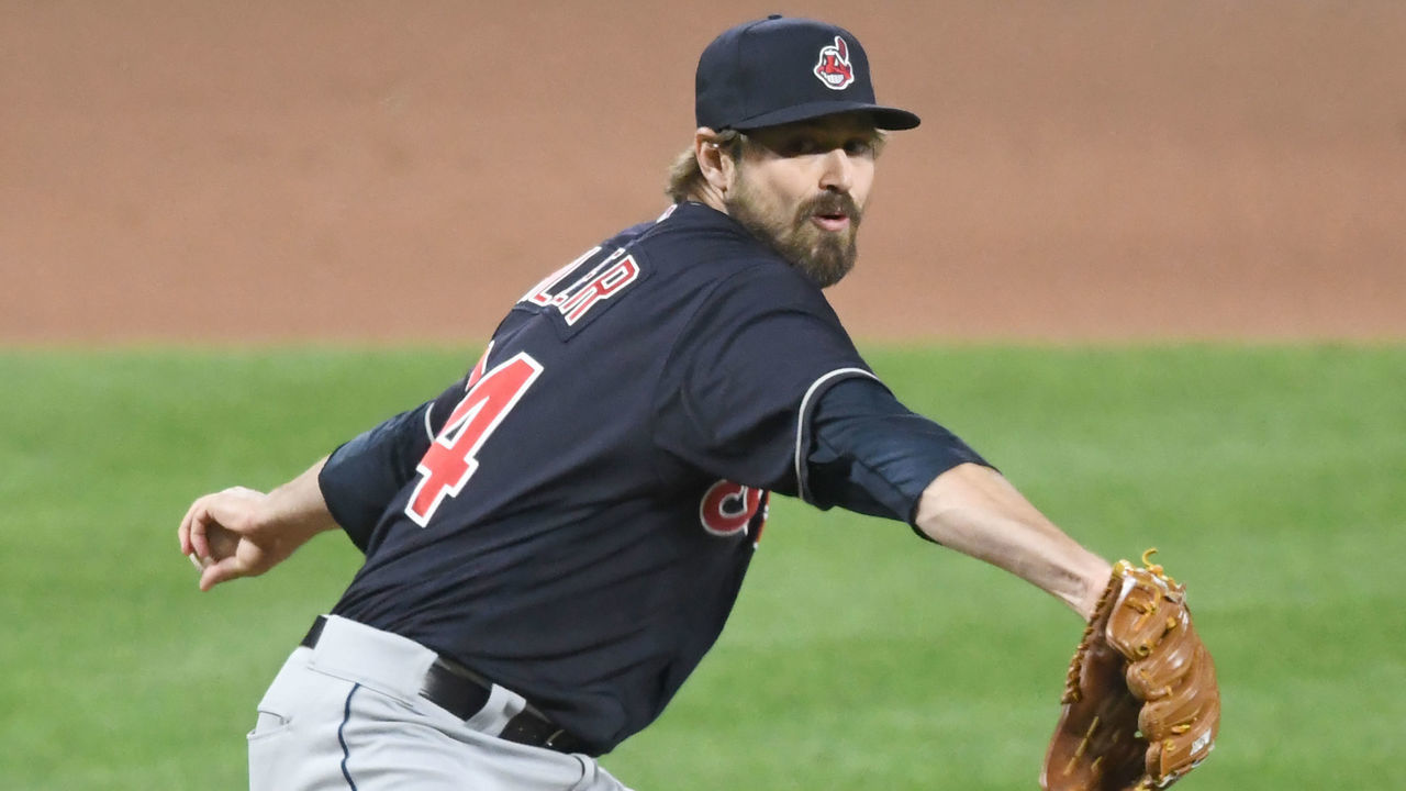 BALTIMORE, MD - APRIL 23: Andrew Miller #24 of the Cleveland Indians pitches during a baseball game against the Baltimore Orioles at Oriole Park at Camden Yards on April 23, 2018 in Baltimore, Maryland. The Indians won 2-1.
