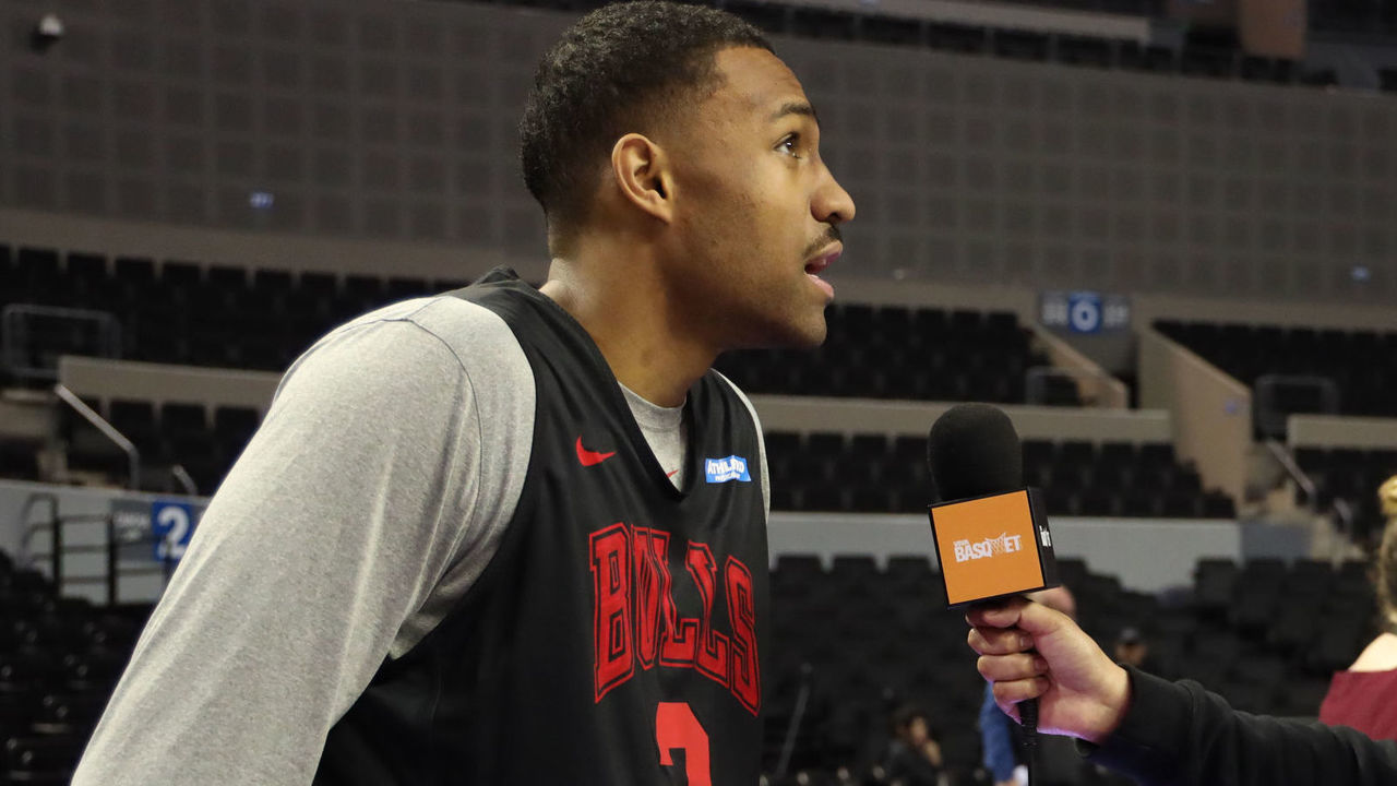 MEXICO CITY, MEXICO - DECEMBER 12: Jabari Parker of the Chicago Bulls speaks to the media during practice and media availability as part of the NBA Mexico Games 2018 on December 12, 2018 at Arena Ciudad de Mexico in Mexico City, Mexico. NOTE TO USER: User expressly acknowledges and agrees that, by downloading and/or using this photograph, user is consenting to the terms and conditions of the Getty Images License Agreement. Mandatory Copyright Notice: Copyright 2018 NBAE