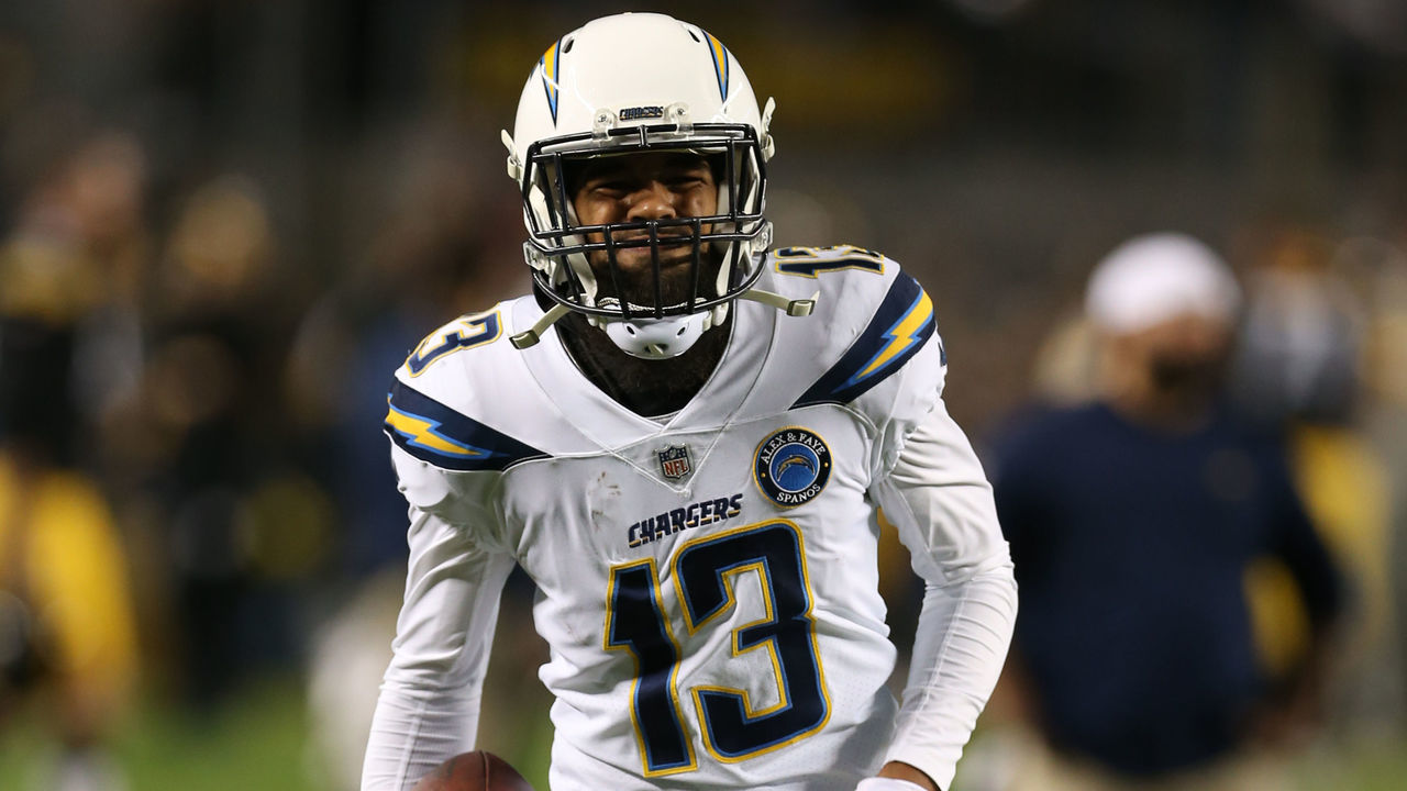 PITTSBURGH, PA - DECEMBER 02: Keenan Allen #13 of the Los Angeles Chargers in action before the game against the Pittsburgh Steelers at Heinz Field on December 2, 2018 in Pittsburgh, Pennsylvania. The Chargers defeated the Steelers 33-30.