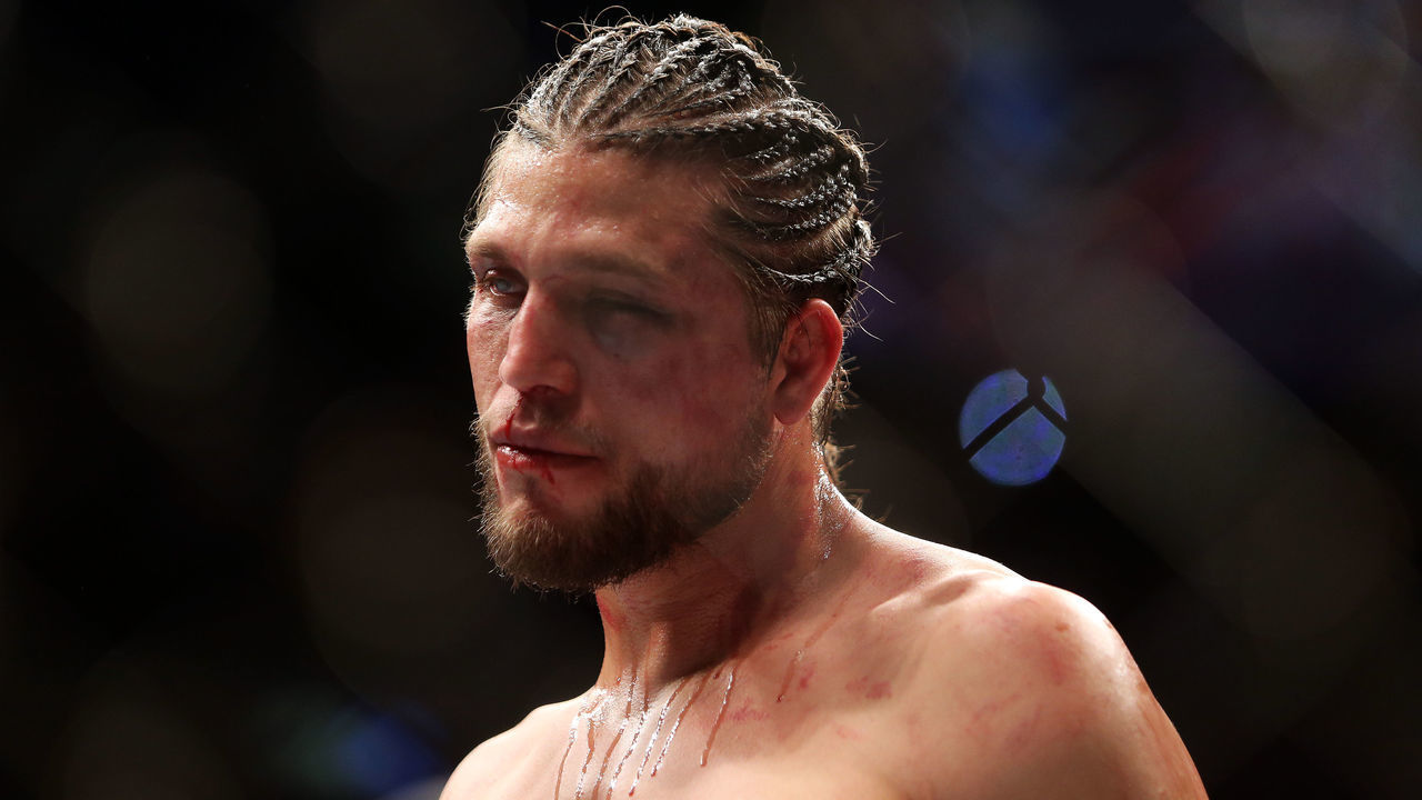 TORONTO, ON - DECEMBER 8: Brian Ortega of the United States leaves the octagon following his defeat to Max Holloway of the United States in a featherweight bout during the UFC 231 event at Scotiabank Arena on December 8, 2018 in Toronto, Canada.