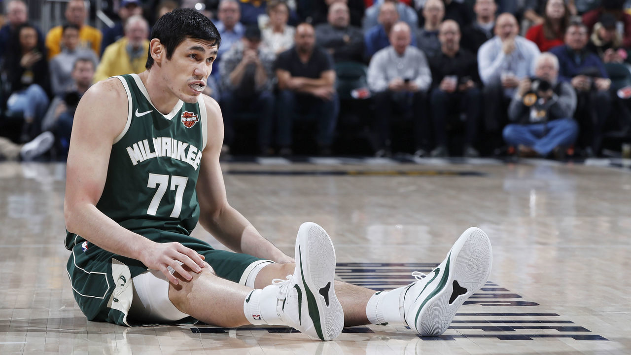 INDIANAPOLIS, IN - DECEMBER 12: Ersan Ilyasova #77 of the Milwaukee Bucks looks on during the game against the Indiana Pacers at Bankers Life Fieldhouse on December 12, 2018 in Indianapolis, Indiana. The Pacers won 113-97. NOTE TO USER: User expressly acknowledges and agrees that, by downloading and or using the photograph, User is consenting to the terms and conditions of the Getty Images License Agreement.