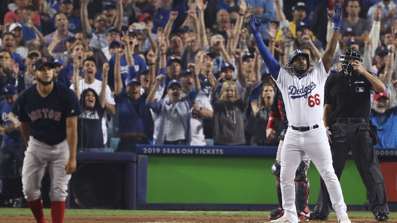 LOOK: Yasiel Puig's cannon of an arm gives Reds a rare double play