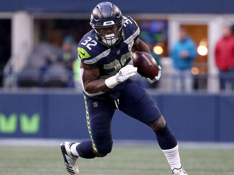 Report: Seahawks' Carson suffered minor knee sprain, could play Week 4