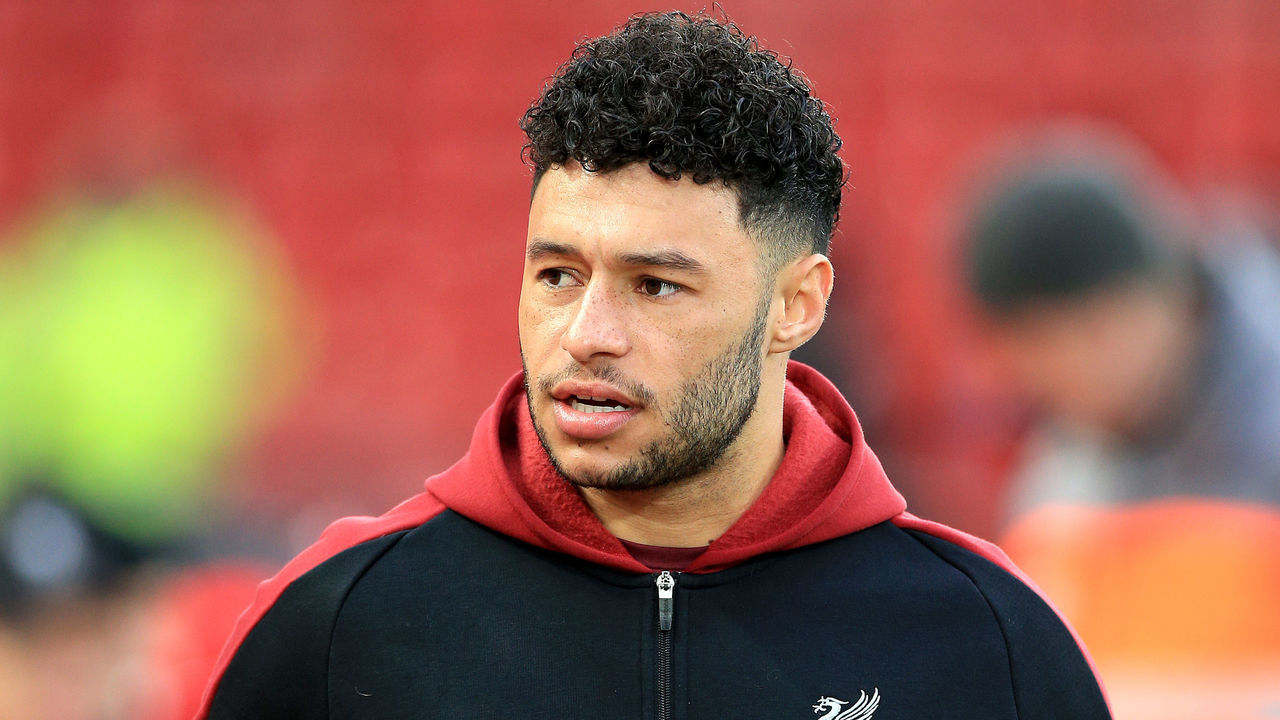 Liverpool's Alex Oxlade-Chamberlain before the Premier League match at Anfield, Liverpool.