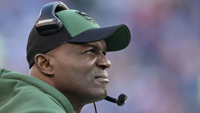 NASHVILLE, TN - DECEMBER 2: Head Coach Todd Bowles of the New York Jets on the sidelines during a game against the Tennessee Titans at Nissan Stadium on December 2, 2018 in Nashville,Tennessee. The Titans defeated the Jets 26-22.