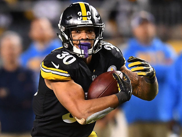 Steelers RB James Conner out with sprained ankle