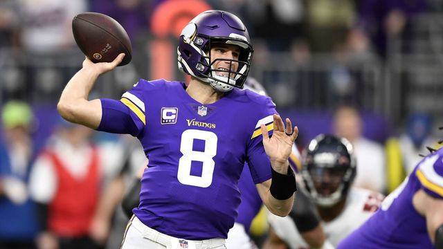 MINNEAPOLIS, MN - DECEMBER 30: Kirk Cousins #8 of the Minnesota Vikings passes the ball in the first quarter of the game against the Chicago Bears at U.S. Bank Stadium on December 30, 2018 in Minneapolis, Minnesota.