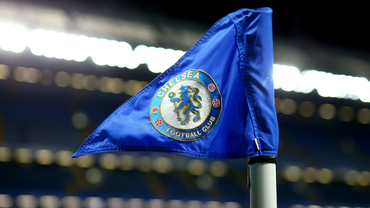 LONDON, ENGLAND - DECEMBER 19: The corner flag is seen prior to the Carabao Cup Quarter Final match between Chelsea and AFC Bournemouth at Stamford Bridge on December 19, 2018 in London, United Kingdom.