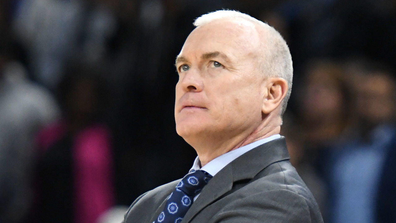 CHICAGO, IL - NOVEMBER 15: Head coach Patrick Chambers of the Penn State Nittany Lions looks on during a college basketball game against the DePaul Blue Demons at the WIntrust Arena on November 15, 2018 in Chicago Illinois.