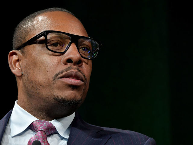 BOSTON, MA - NOVEMBER 28: Paul Pierce receives the Lifetime Achievement Award onstage at the Sports Museum 'The Tradition' annual gala at TD Garden on November 28, 2018 in Boston, Massachusetts. 2018 honorees included Richard Petty, Jim Lonborg, Don Cherry, Paul Pierce, Julie Foudy and Deion Branch.