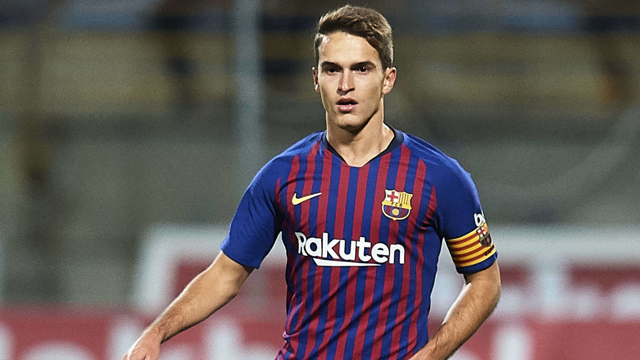 LEON, SPAIN - OCTOBER 31: Denis Suarez of FC Barcelona in action during the Spanish Copa del Rey match between Cultura Leonesa and FC Barcelona at Estadio Reino de Leon on October 31, 2018 in Leon, Spain.