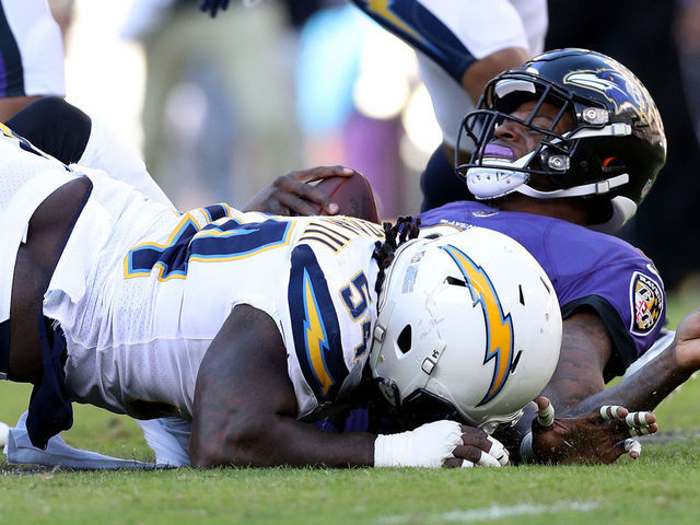 Los Angeles Chargers hold off the Baltimore Ravens in an AFC Wild