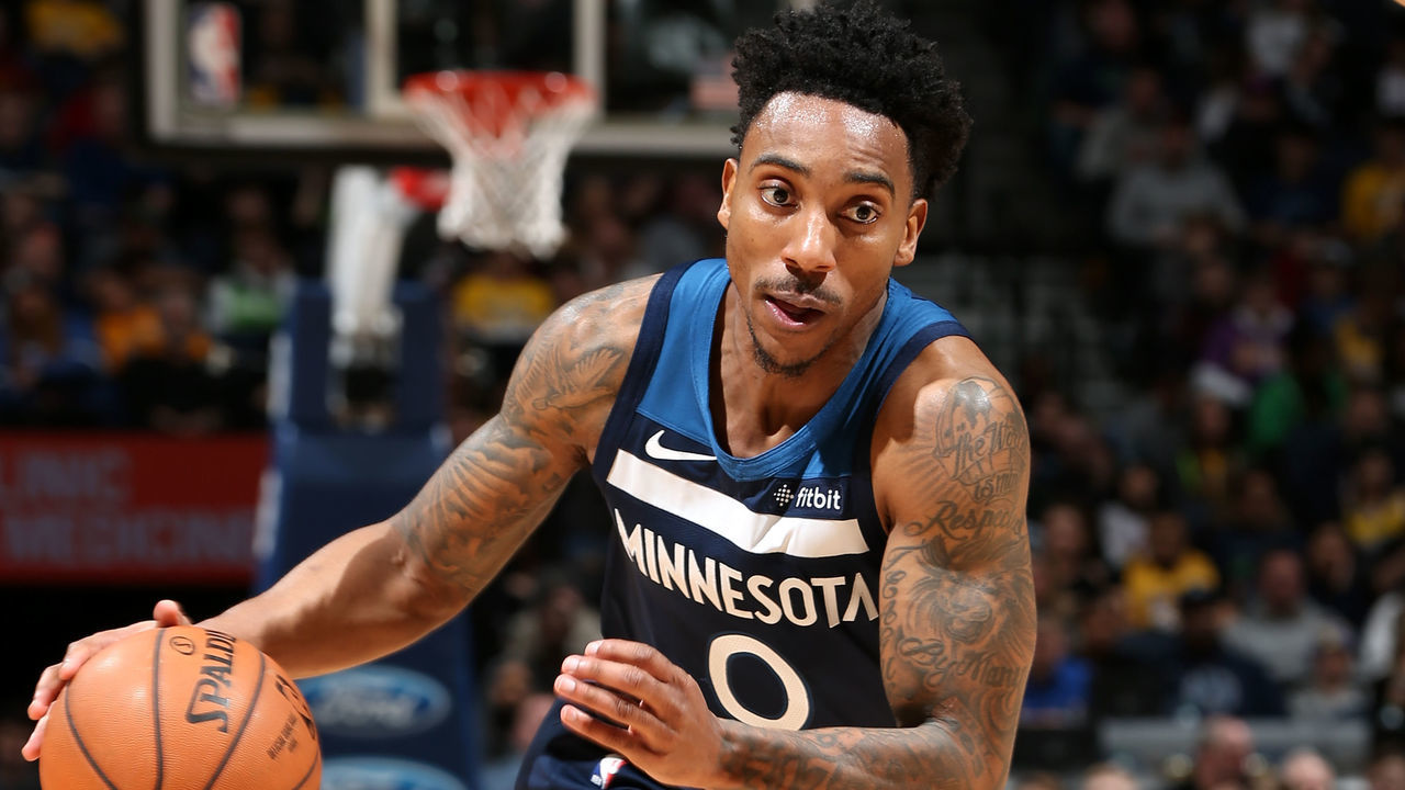 MINNEAPOLIS, MN - JANUARY 6: Jeff Teague #0 of the Minnesota Timberwolves handles the ball against the Los Angeles Lakers on January 6, 2019 at Target Center in Minneapolis, Minnesota. NOTE TO USER: User expressly acknowledges and agrees that, by downloading and/or using this photograph, user is consenting to the terms and conditions of the Getty Images License Agreement. Mandatory Copyright Notice: Copyright 2019 NBAE