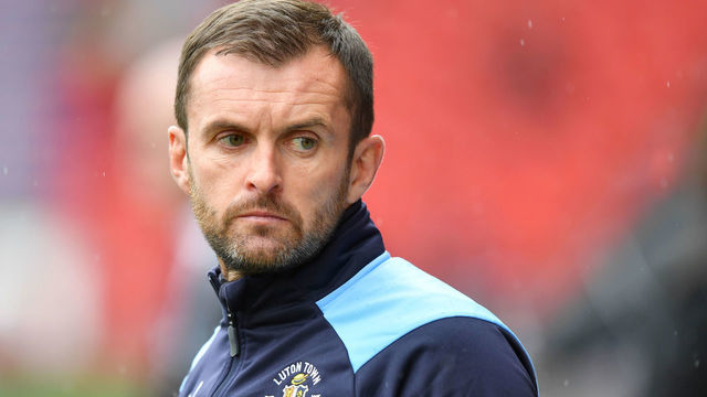 Luton Town manager Nathan Jones