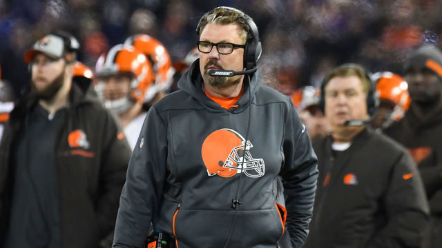 BALTIMORE, MD - DECEMBER 30, 2018: Interim head coach Gregg Williams of the Cleveland Browns watches the action from the sideline in the fourth quarter of a game against the Baltimore Ravens on December 30, 2018 at M&T Bank Stadium in Baltimore, Maryland. Baltimore won 26-24. (Photo by: 2018 Nick Cammett/Diamond Images/Getty Images)