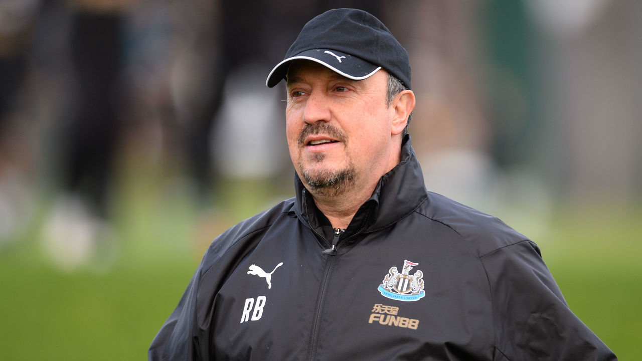 NEWCASTLE UPON TYNE, ENGLAND - JANUARY 03: Newcastle United Manager Rafael Benitez during the Newcastle United Training session at the Newcastle United Training Centre on January 03, 2019 in Newcastle upon Tyne, England.