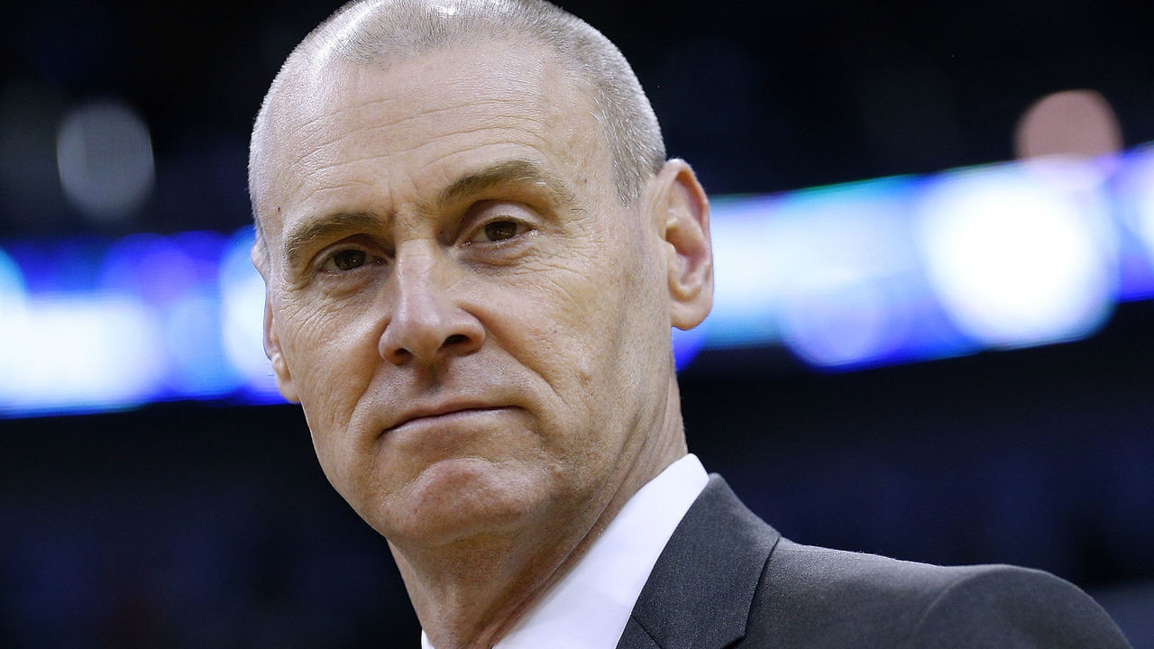 NEW ORLEANS, LA - MARCH 29: Head coach Rick Carlisle of the Dallas Mavericks reacts during a game against the New Orleans Pelicans at the Smoothie King Center on March 29, 2017 in New Orleans, Louisiana.