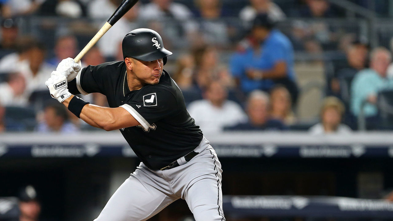 NEW YORK, NY - AUGUST 27: Avisail Garcia #26 of the Chicago White Sox in action against the New York Yankees during a game at Yankee Stadium on August 27, 2018 in the Bronx borough of New York City.
