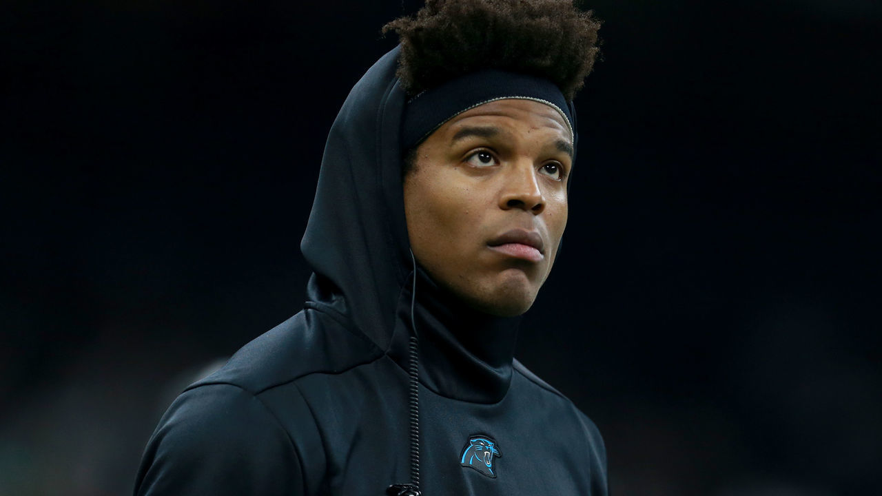 NEW ORLEANS, LOUISIANA - DECEMBER 30: Cam Newton #1 of the Carolina Panthers stands on the field during a NFL game against the New Orleans Saints at the Mercedes-Benz Superdome on December 30, 2018 in New Orleans, Louisiana.