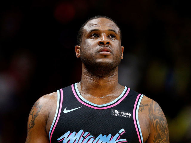 MIAMI, FL - JANUARY 08: Dion Waiters #11 of the Miami Heat in action against the Denver Nuggets at American Airlines Arena on January 8, 2019 in Miami, Florida.