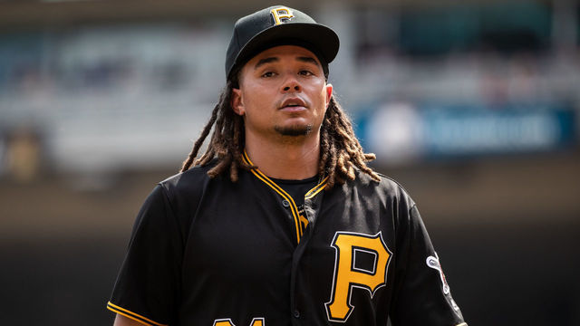 MINNEAPOLIS, MN- AUGUST 15: Chris Archer #24 of the Pittsburgh Pirates looks on against the Minnesota Twins on August 15, 2018 at Target Field in Minneapolis, Minnesota. The Twins defeated the Pirates 6-4.