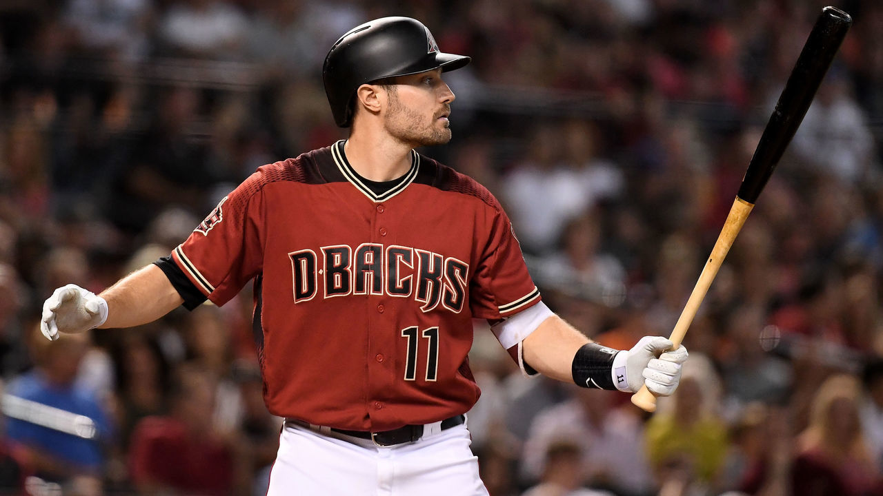 PHOENIX, AZ - MAY 06: A.J. Pollock #11 of the Arizona Diamondbacks stands at bat in the sixth inning of the MLB game against the Houston Astros at Chase Field on May 6, 2018 in Phoenix, Arizona. The Arizona Diamondbacks won 3-1.