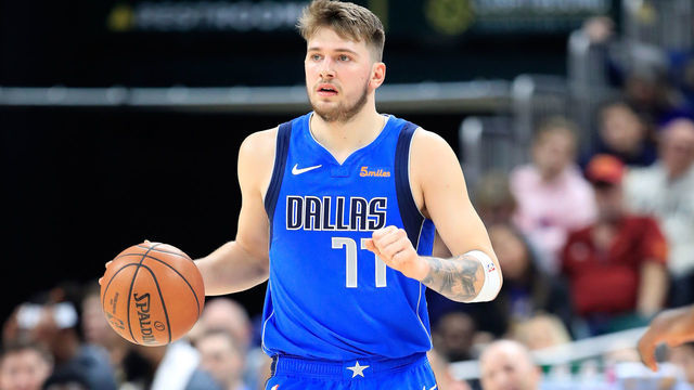 INDIANAPOLIS, IN - JANUARY 19: Luka Doncic #77 of the Dallas Mavericks dribbles the ball against the Indiana Pacers at Bankers Life Fieldhouse on January 19, 2019 in Indianapolis, Indiana.