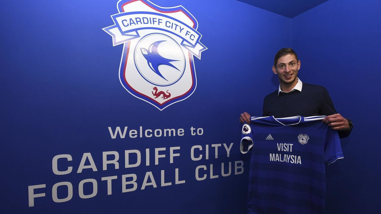 CARDIFF, WALES - JANUARY 18: Emiliano Sala on January 18, 2019 in Cardiff, Wales.