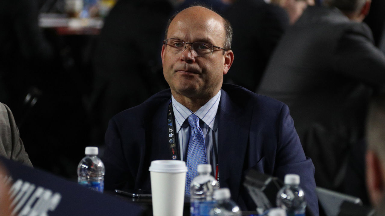 CHICAGO, IL - JUNE 24: General manager Peter Chiarelli of the Edmonton Oilers looks on during the 2017 NHL Draft at United Center on June 24, 2017 in Chicago, Illinois.