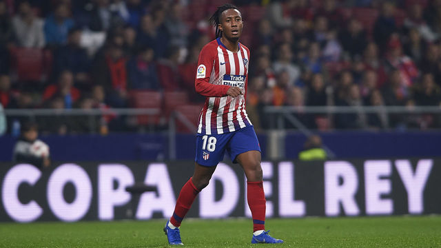 MADRID, SPAIN - DECEMBER 05: Gelson Martins of Atletico de Madrid looks on during the Spanish Copa del Rey second leg match between Atletico de Madrid and Sant Andreu at Estadio Wanda Metropolitano on December 05, 2018 in Madrid, Spain.