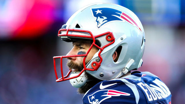 FOXBOROUGH, MASSACHUSETTS - DECEMBER 30: Julian Edelman #11of the New England Patriots looks on during the fourth quarter of a game against the New York Jets at Gillette Stadium on December 30, 2018 in Foxborough, Massachusetts.