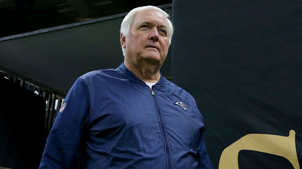 NEW ORLEANS, LOUISIANA - JANUARY 20: Defensive coordinator Wade Phillips of the Los Angeles Rams is seen before the NFC Championship game at the Mercedes-Benz Superdome on January 20, 2019 in New Orleans, Louisiana.
