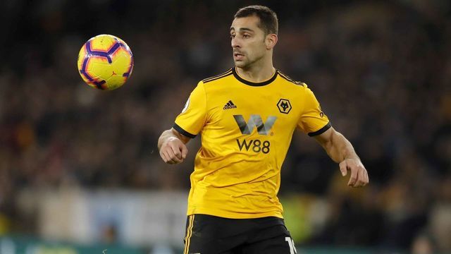 WOLVERHAMPTON, ENGLAND - JANUARY 02: Jonny Castro Otto of Wolverhampton Wanderers during the Premier League match between Wolverhampton Wanderers and Crystal Palace at Molineux on January 02, 2019 in Wolverhampton, United Kingdom.